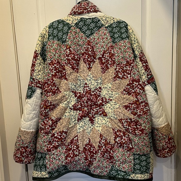 Floral Patchwork Women's Jacket - Picture 2 of 2